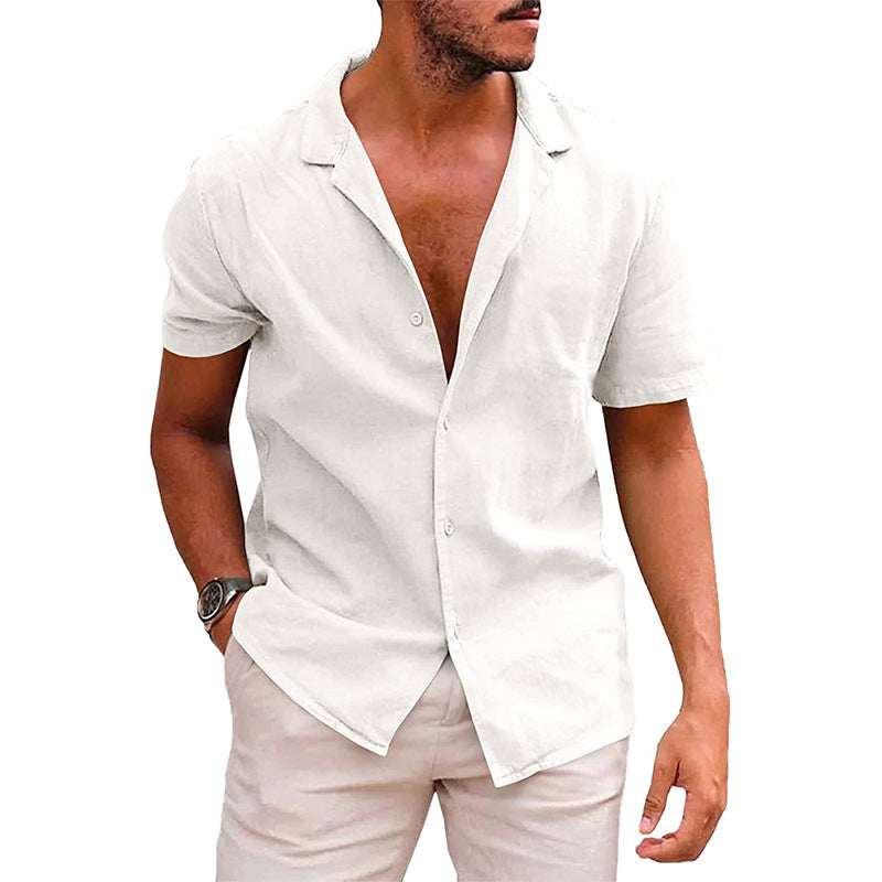 Chemise Homme Été Manches Courtes – Style Décontracté & Respirant