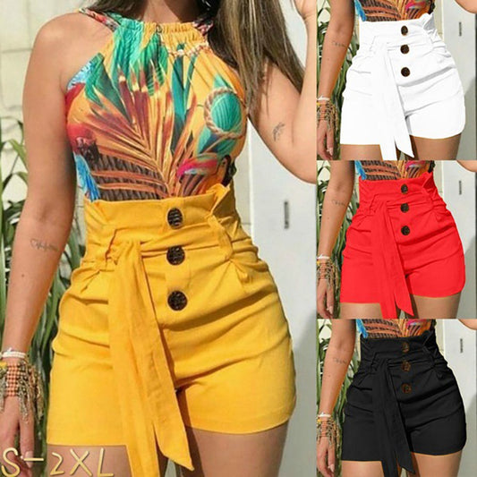 Short taille haute femme avec ceinture – Style estival & coupe élégante