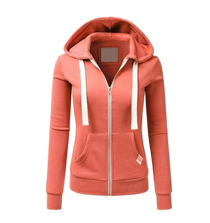 Sweat à capuche zippé femme – Coupe ajustée & style hivernal