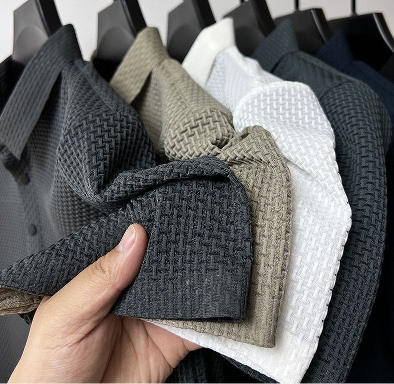 Polo Homme Respirant – Tissu Ice Silk – Léger & Confort Été