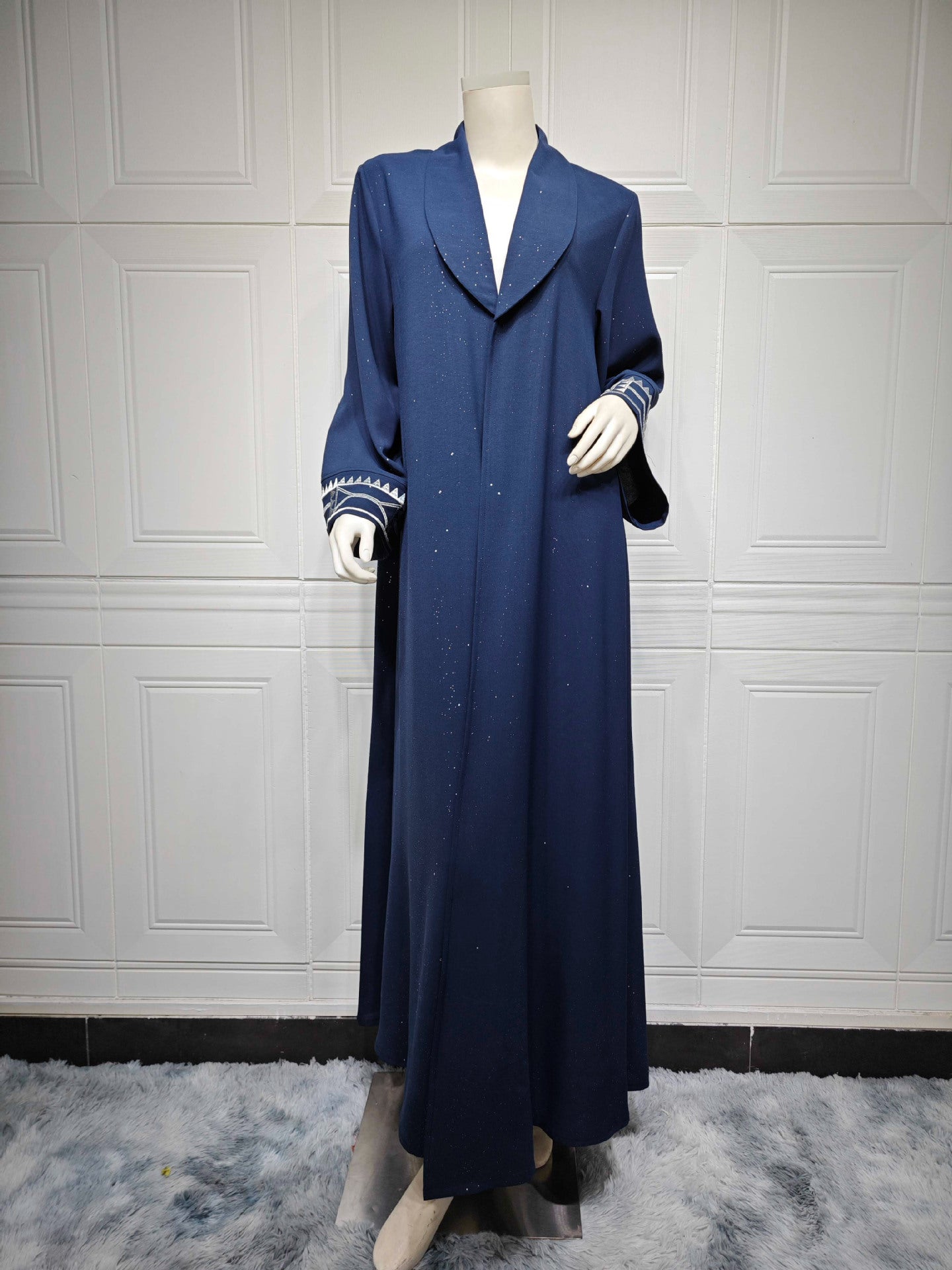 Robe abaya fluide manches longues