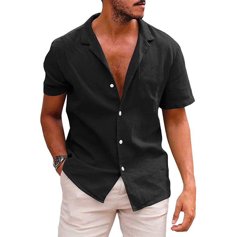 Chemise Homme Été Manches Courtes – Style Décontracté & Respirant