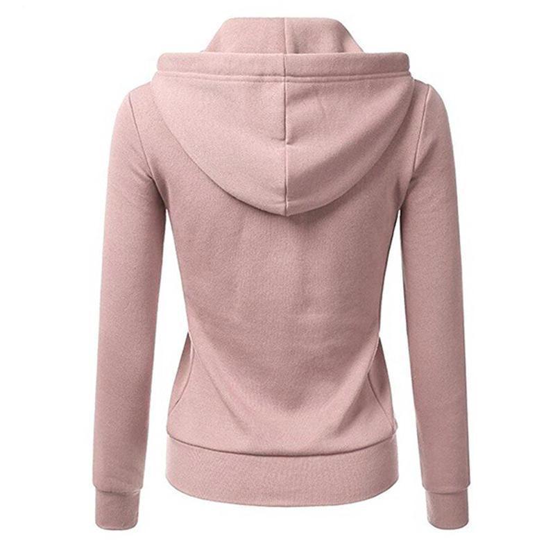 Sweat à capuche zippé femme – Coupe ajustée & style hivernal